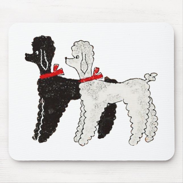 Poodles Mouse Mat (Front)