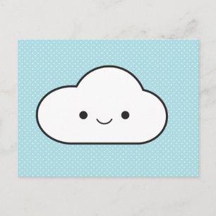 Poofy Cloud Postcard