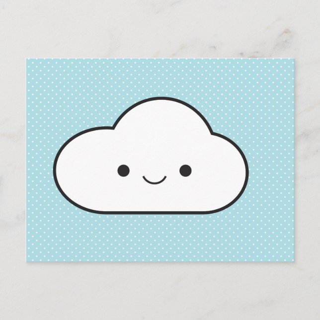 Poofy Cloud Postcard (Front)