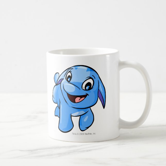 Poogle Blue Coffee Mug (Right)