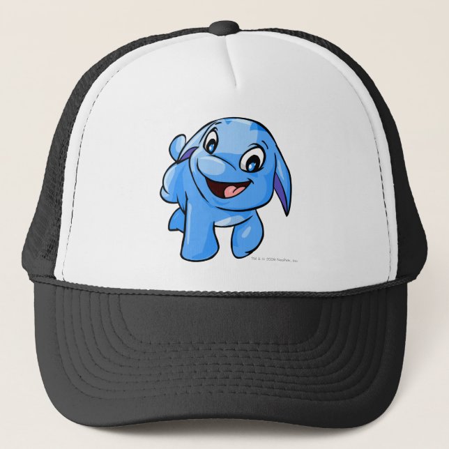 Poogle Blue Trucker Hat (Front)