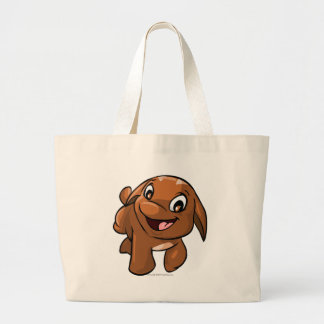 Poogle Brown Large Tote Bag