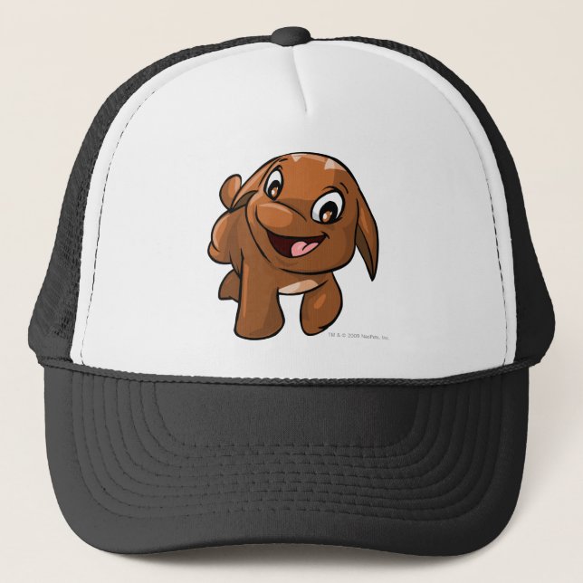 Poogle Brown Trucker Hat (Front)