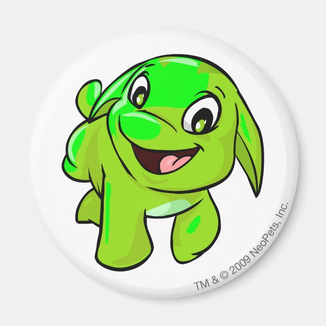 Poogle Glowing Magnet (Front)