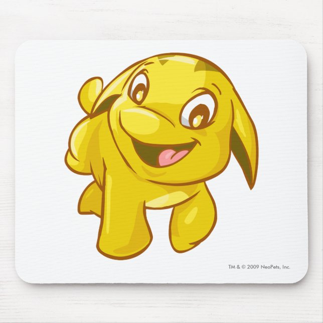 Poogle Gold Mouse Mat (Front)