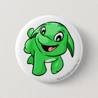 Poogle Green 6 Cm Round Badge