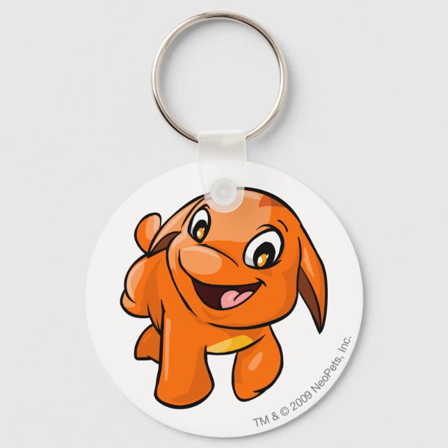 Poogle Orange Key Ring (Front)