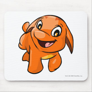 Poogle Orange Mouse Mat