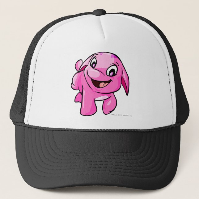 Poogle Pink Trucker Hat (Front)