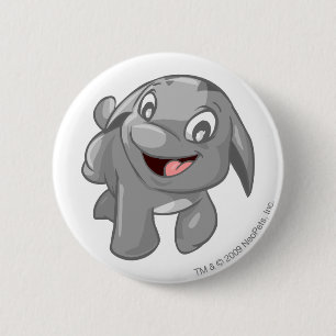 Poogle Silver 6 Cm Round Badge