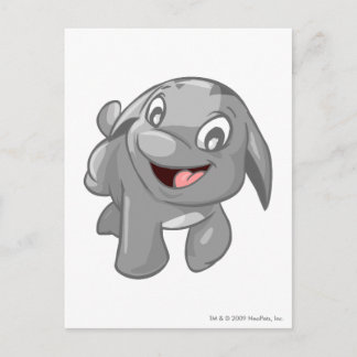 Poogle Silver Postcard
