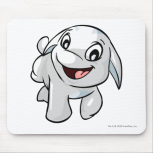Poogle White Mouse Mat