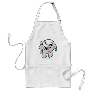 Poogle White Standard Apron