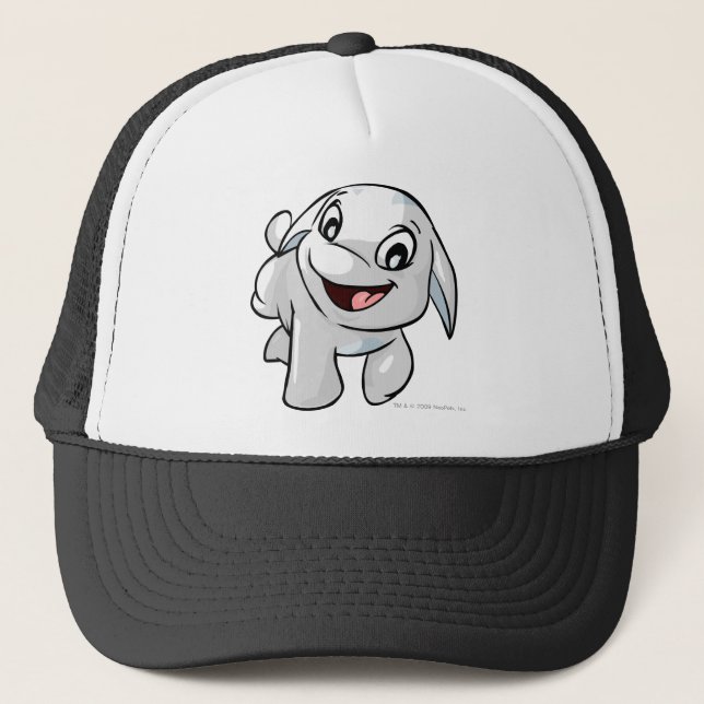 Poogle White Trucker Hat (Front)