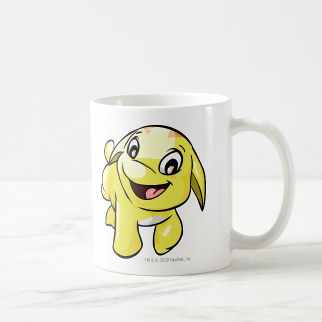 Poogle Yellow Coffee Mug (Right)