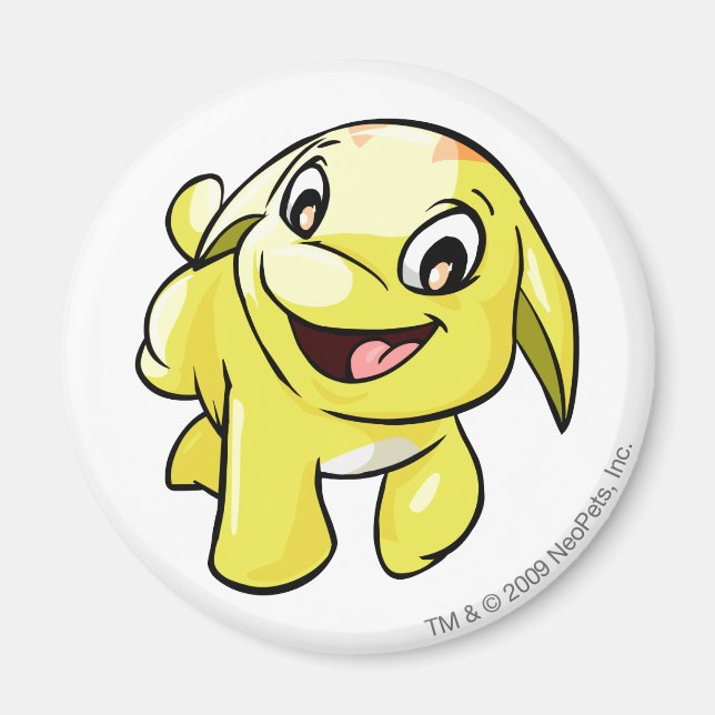 Poogle Yellow Magnet (Front)