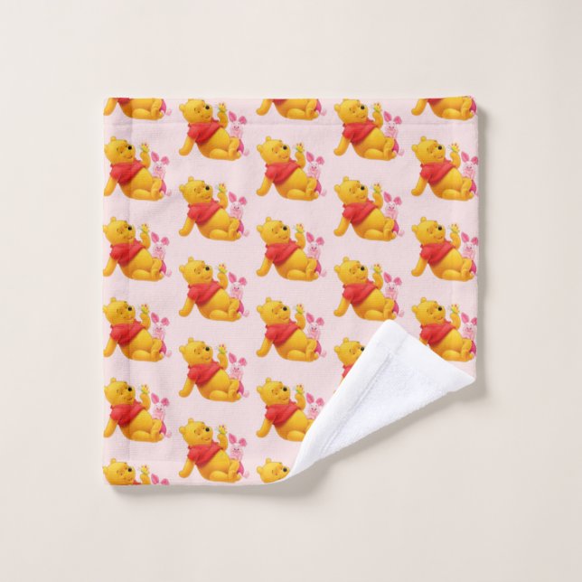 Pooh Bath Towel Set (Wash Cloth)