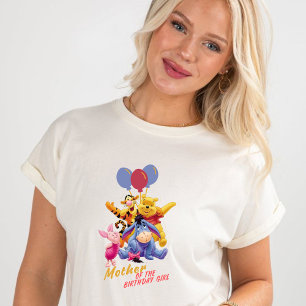 Pooh & Friends Watercolor First Birthday Mom Tri-Blend Shirt