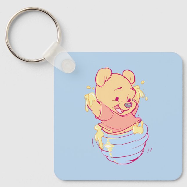 Pooh Keychain (Front)