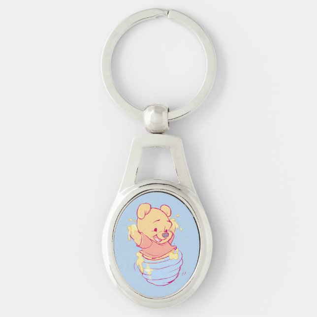 Pooh Keychain (Front)