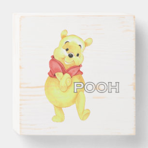 pooh Señal decorativa de madera Wooden Box Sign