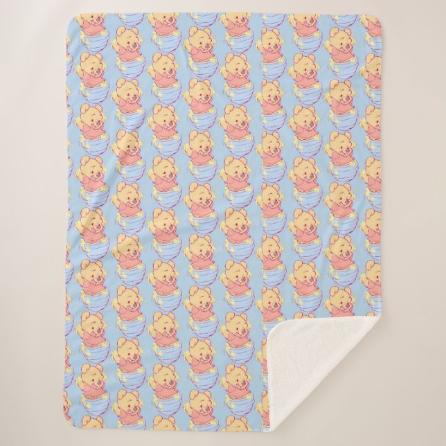 Pooh Sherpa Blanket (Front)