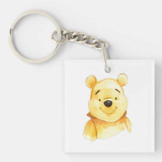Pooh Watercolor Baby T-Shirt Cute Winnie the Poo Key Ring