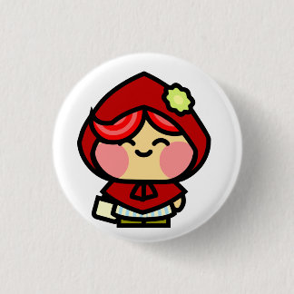 Pookah Red Riding Hood 3 Cm Round Badge