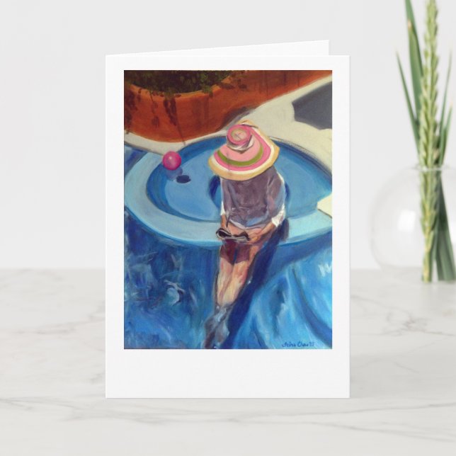 "Pool #2" by Trina Chow Card (Front)