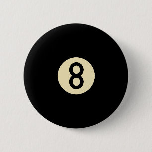 Pool 8 Ball Button