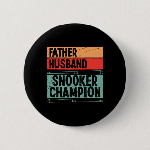 Pool Accessories For Adults Father Husnd Snooker C 6 Cm Round Badge