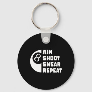Pool And Snooker Player9  Key Ring