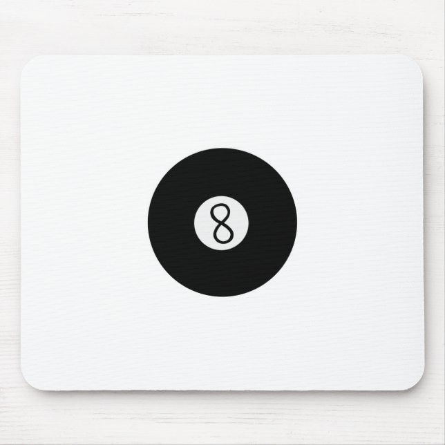 Pool Ball Mouse Mat (Front)