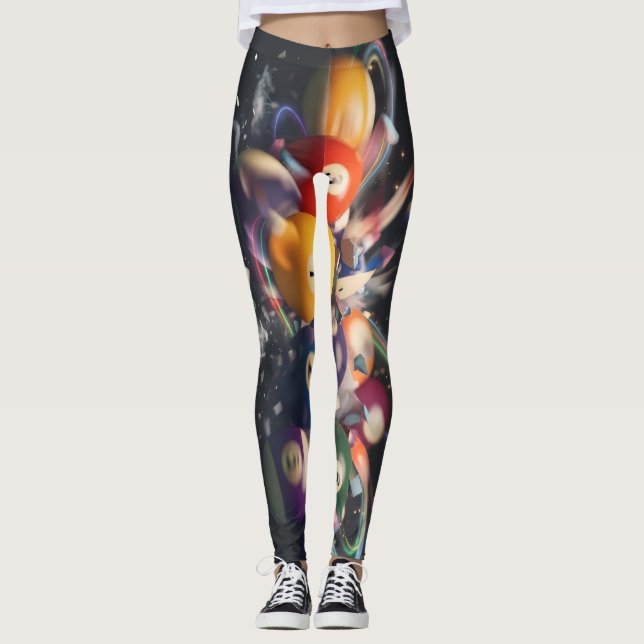 Pool Ball Style Leggings (Front)