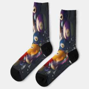 Pool Ball Style Socks