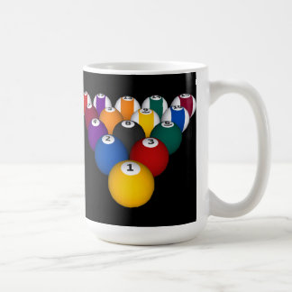 Pool Balls: Billiards: Coffee Mug: Pool Balls Mug