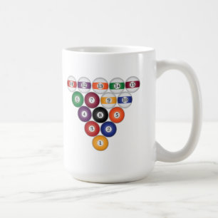 Pool Balls / Billiards: Mugs