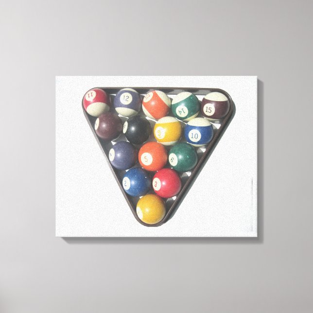 Pool Balls Canvas (Front)