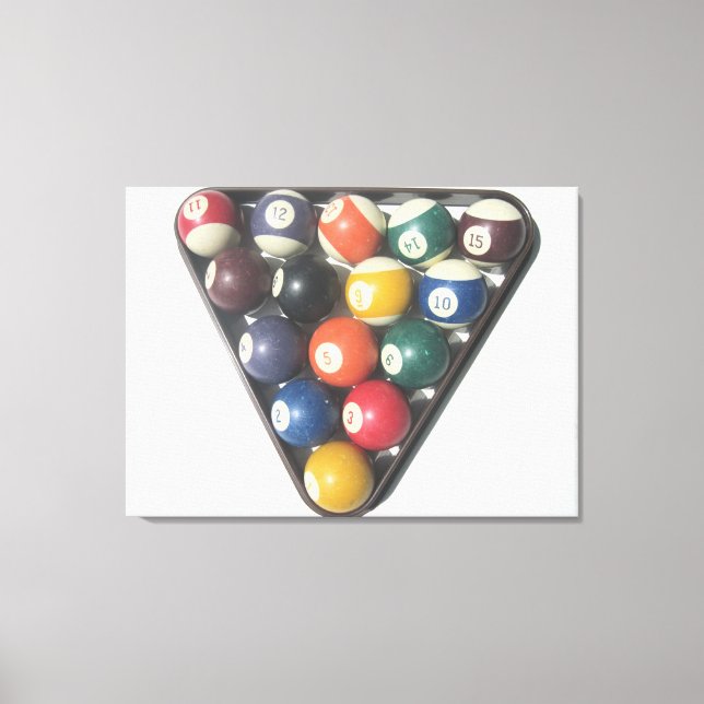 Pool Balls Canvas (Front)