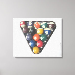 Pool Balls Canvas Print