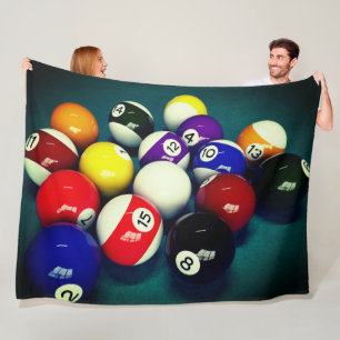 Pool Balls Fleece Blanket