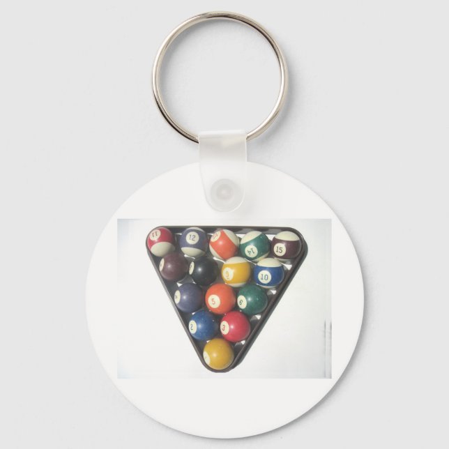 Pool Balls Key Ring (Front)