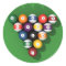 Pool Balls on Green Felt: