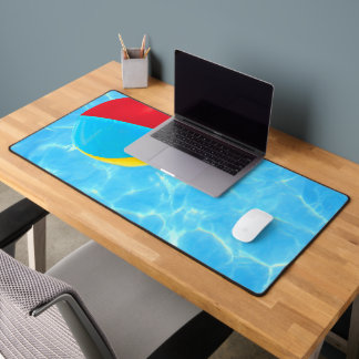 Pool Beach Ball Desk Mat