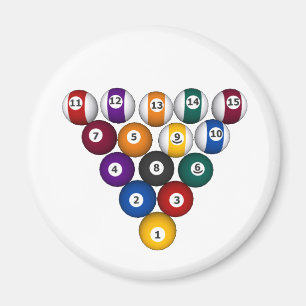 Pool: Billiard Balls: Billiards: Magnet