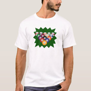 Pool / Billiard Balls: Billiards: T-Shirt