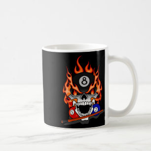 Pool Billiard Gift Snooker Cue Sport Men Women Coffee Mug