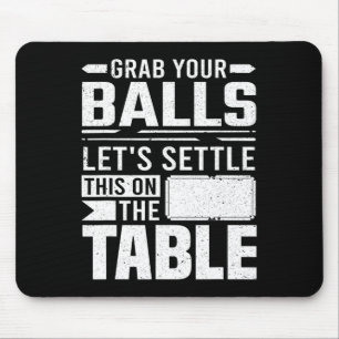 Pool Billiard Outfit For Pool Player Billiard Play Mouse Mat