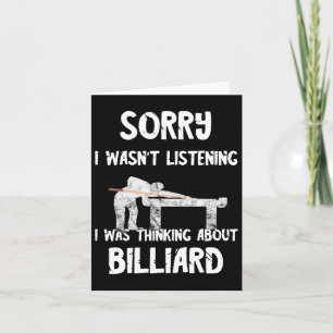 Pool Billiard Snooker Player 8 Ll Playing Billiard Card