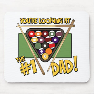 Pool/Billiards #1 Dad Father's Day Gift Mouse Mat
